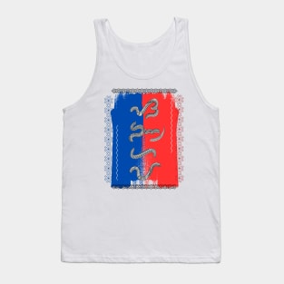 Philippine Flag / Baybayin word Sanghaya (Dignity) Tank Top